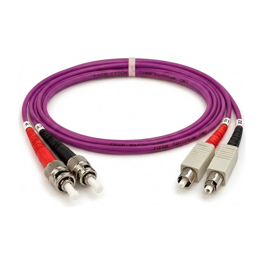 پچ کرد فیبر نوری 20 متری OM4 DIN-ST DX MM