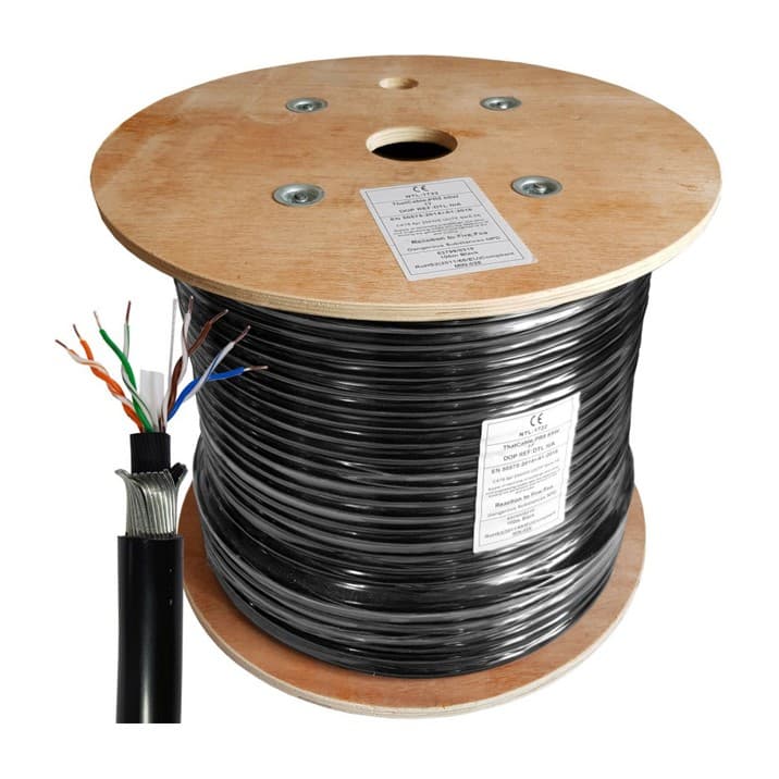 کابل شبکه تک روکش چنل CAT6 SFTP OUTDOOR