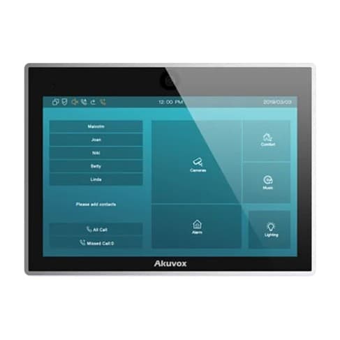 تاچ پنل10 اینچ اندرویداینترکام داخلیAkuvox IT83