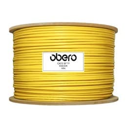 کابل شبکه CAT6 SFTP Obero قرقره 305 متري (صادراتي زرد)