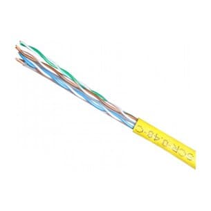 کابل شبکه CAT6 UTP Obero بدون تست کارتن 305 متري (صادراتي زرد)
