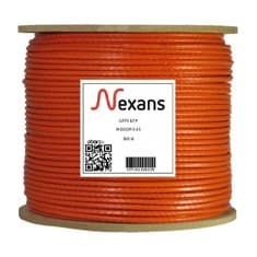 کابل شبکه CAT6 UTP CCA نگزنس قرقره 305 متري